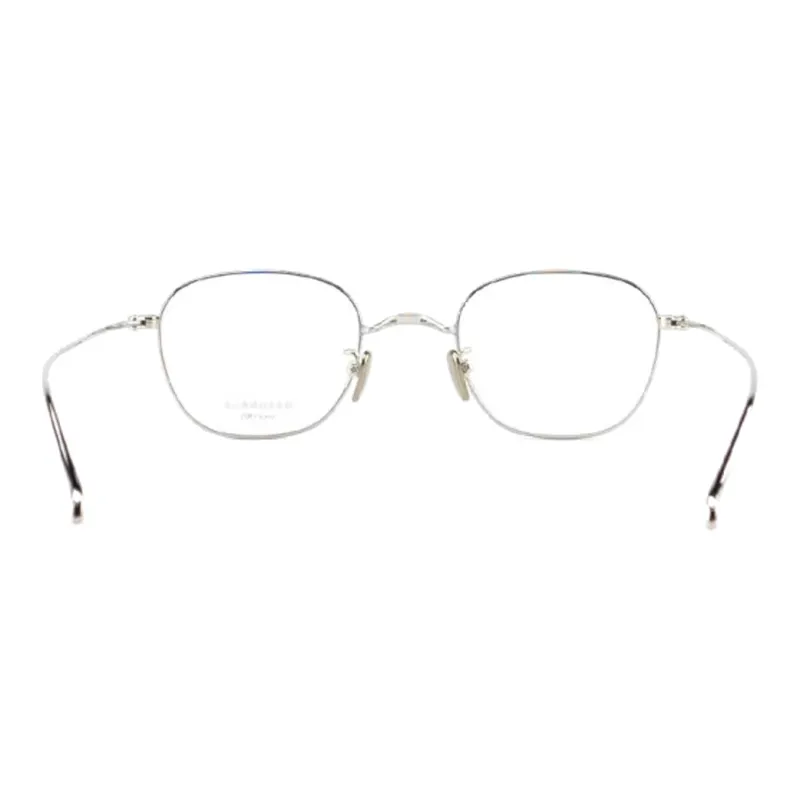 MASUNAGA Titanium Irregular Shape Eyeglass Frames Unisex Multicolor-8