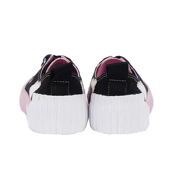 ISTEP Low Top Canvas Shoes Women's Black-4