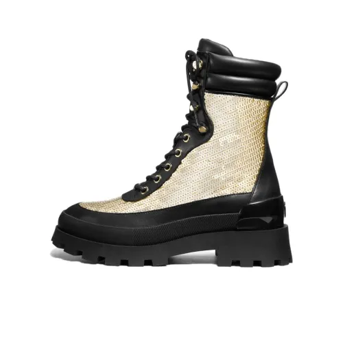 MICHAEL KORS Martin Boots Women's Black/Gold