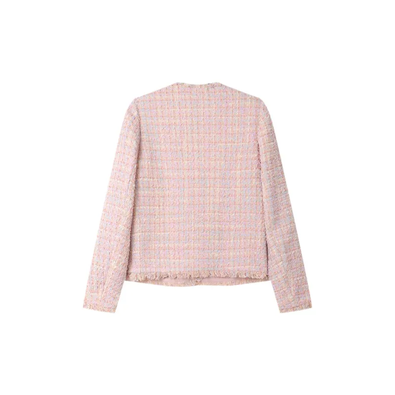 LOUISY AO Cropped Coats Women's Pink-1