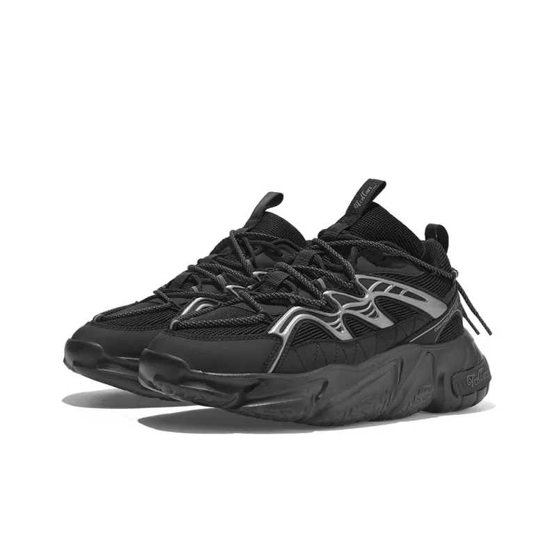 TCELLARS Cushioning, Breathable, Balanced, Lightweight, Height Increasing Low Top Chunky Sneakers Unisex-2
