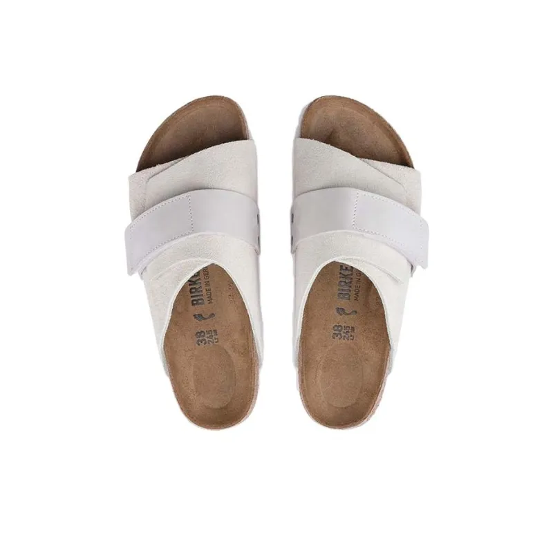 Birkenstock Kyoto Suede Touch strap Slides-3