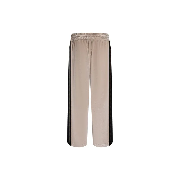 LIUREGALI Casual Pants Unisex Khaki-1