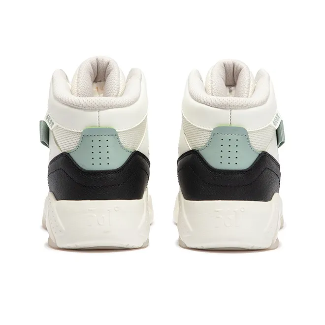 361° Thermal High Top Skateboard Shoes Women's Feather White/Obsidian Black-3