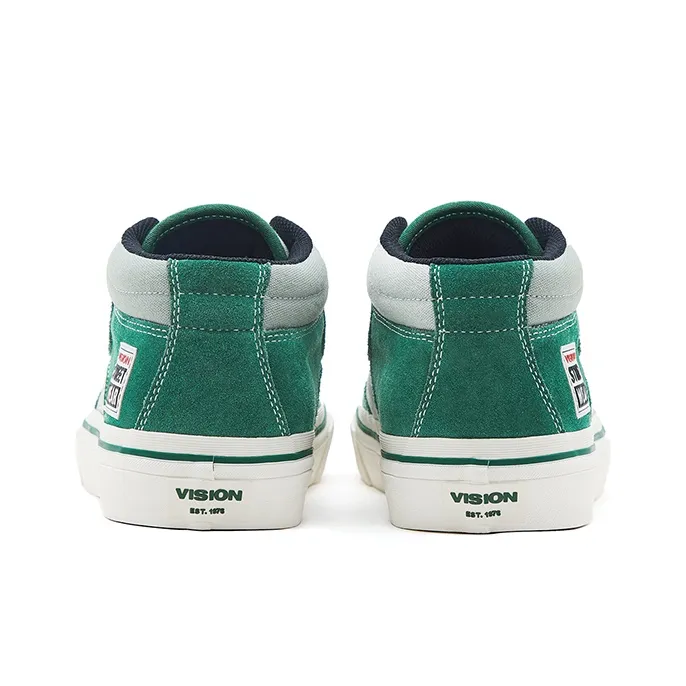 Vision Street Wear Concave Mid Top Skateboard Shoes Unisex Moss Green-4