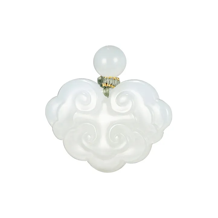 Jade Said Hetian Jade Pendants Unisex White Jade-0