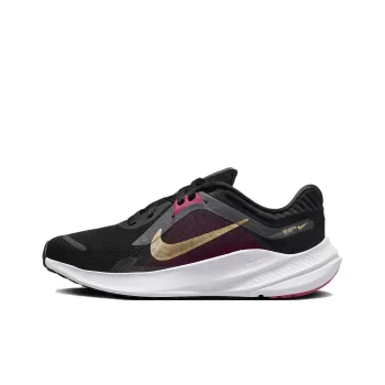 Nike Quest 5 'Black Dark Smoke Grey Fireberry Metallic Gold' Women's