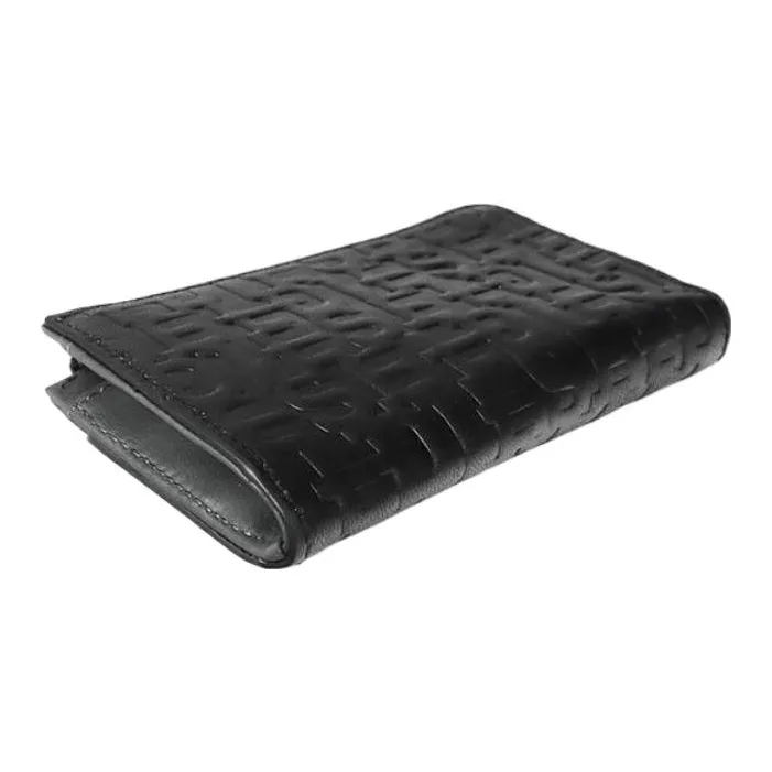 DIESEL Leather Coin Purses Wallets Men's Black-2