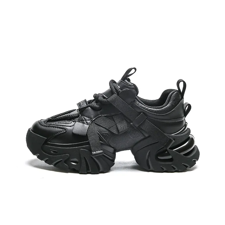 WOOS BOBO Versatile Casual Shoes Cushioning, Wear Resistant Low Top Chunky Sneakers Women's-0