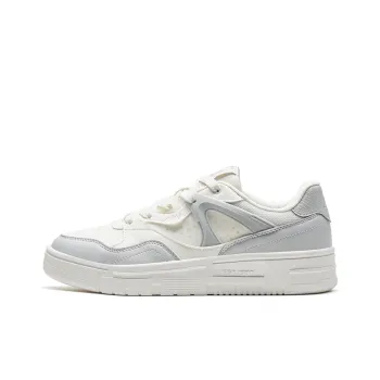 XTEP Low Top Skateboard Shoes Men's Sail White/Moonstone Gray