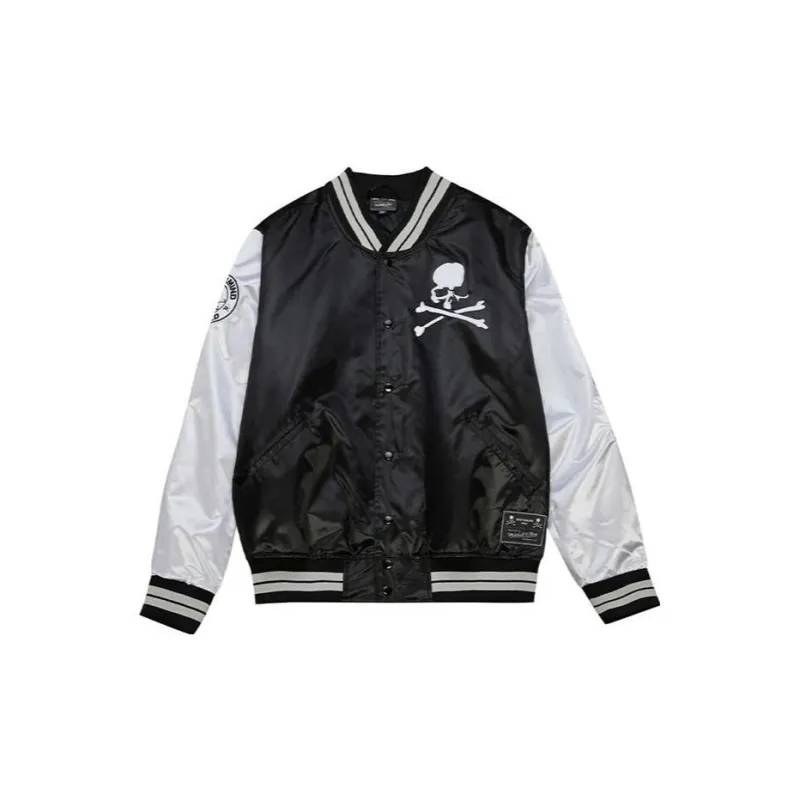 Mitchell & Ness Mastermind Joint Series Baseball Jacket Unisex Black-1