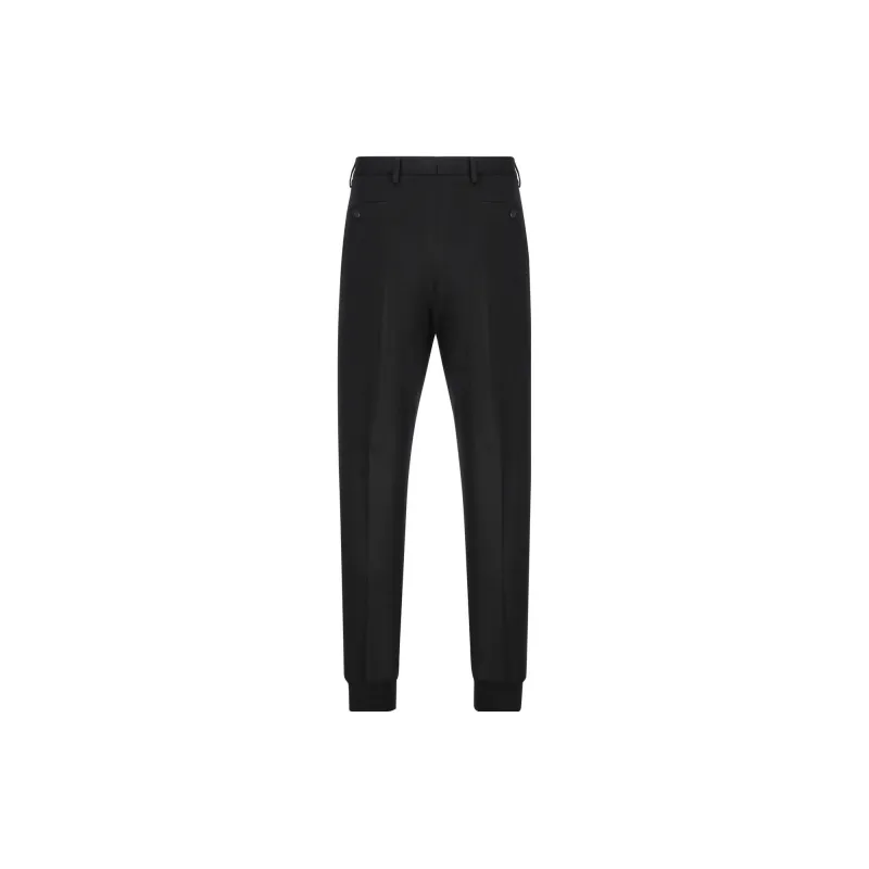 PRADA Buttoned Tapered Leg Pants-1