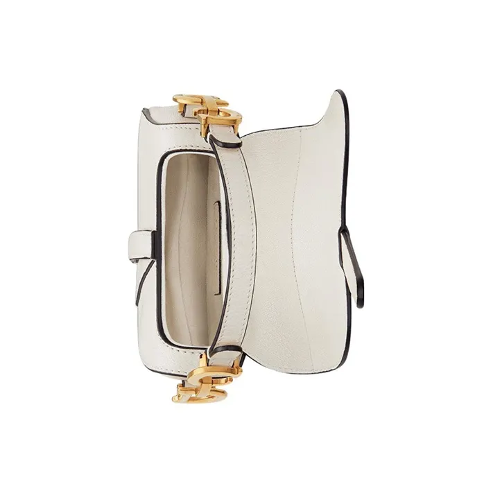 DIOR Saddle Goatskin Saddle Bag Shoulder Bag Crossbody Bag Handbag Extra Mini Women's Latte-4