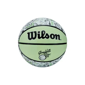 Wilson Rubber Basketball Light Green Size 7 Training Unisex