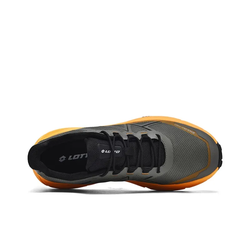 LOTTO Running Shoes Men Low Top Black/Gray/Beige-17