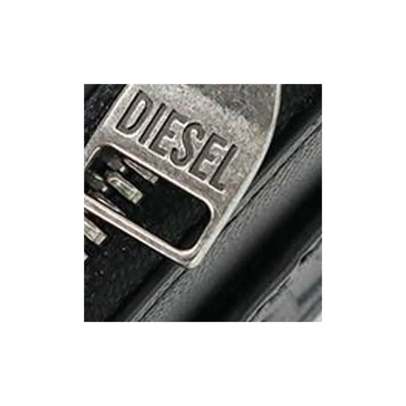 DIESEL Leather Coin Purses Wallets Men's Black-5