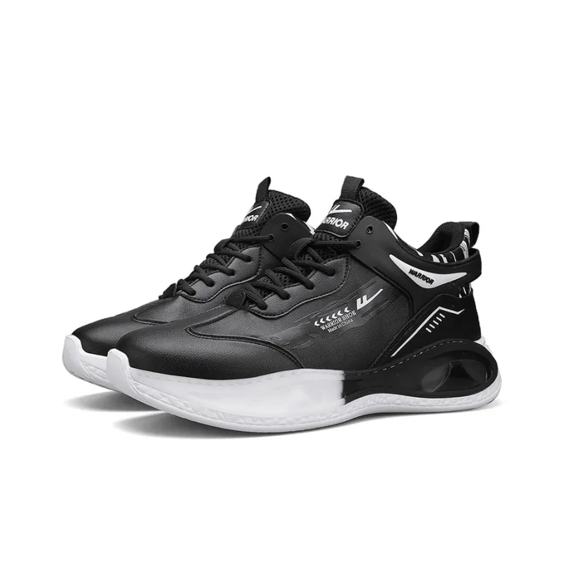 Warrior Low Top Running Shoes Men's Black-0