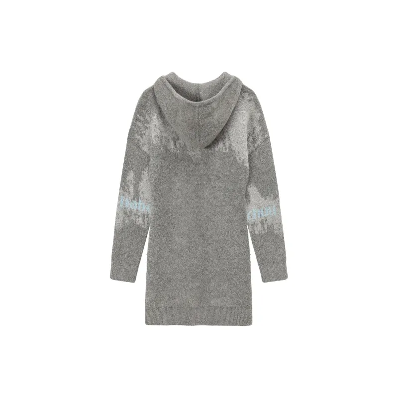 CHUU Long Sleeved Dresses Women's Dark Gray-1