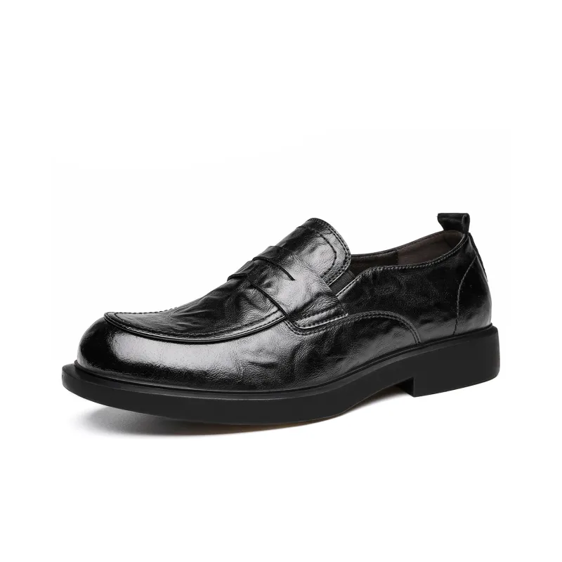 CHINT Dress Shoes Men Low Top Black-1