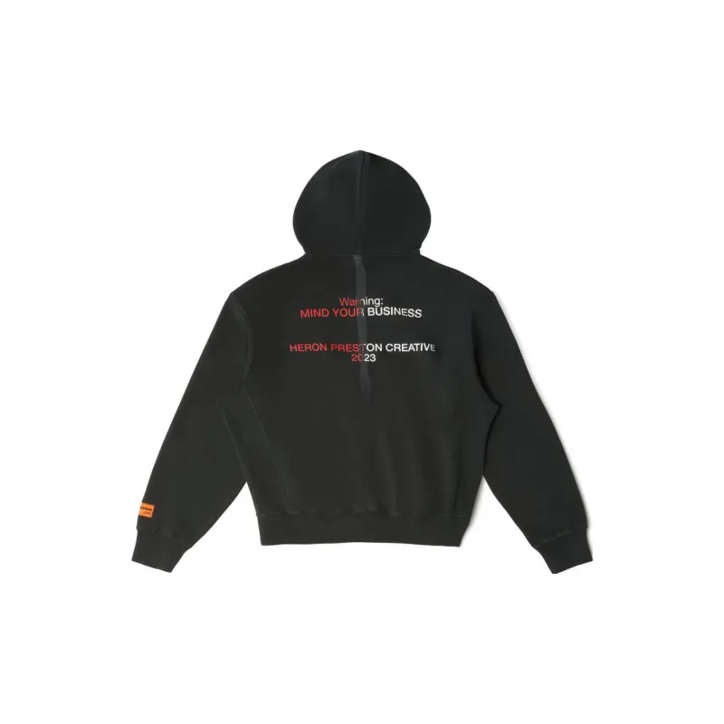 HERON PRESTON H.P.C Security Tape Drawstring Hoodie-1