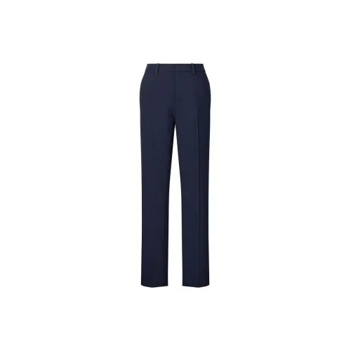 UNIQLO Suit Trousers Women's Navy Blue