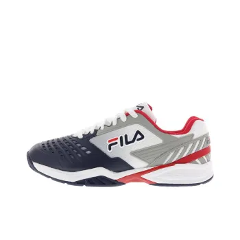 FILA Axilus 2 Cushioning Wear-Resistant Low-Top Tennis Shoes Men's Blue White