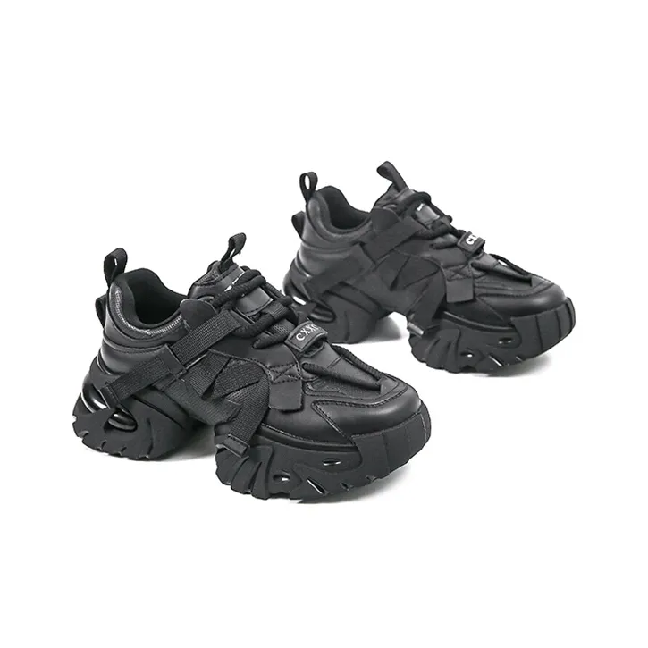 WOOS BOBO Versatile Casual Shoes Cushioning, Wear Resistant Low Top Chunky Sneakers Women's-3