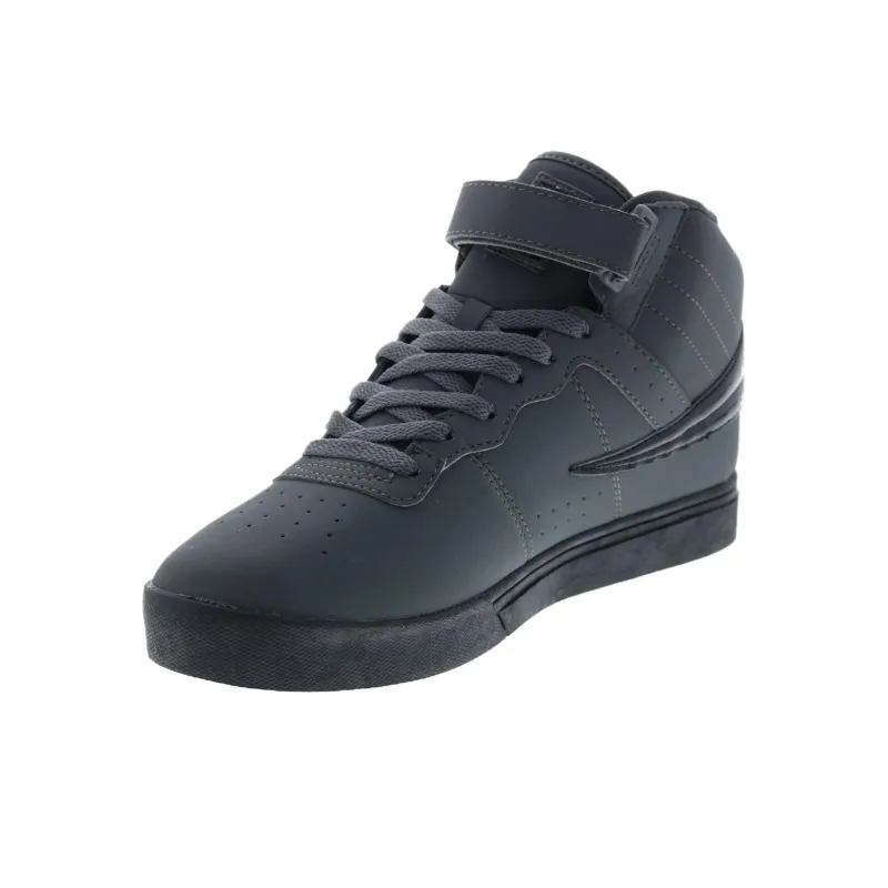 FILA Vulc 13 Cushioning Wear-Resistant Mid-Top Skateboard Shoes Men's Gray-1