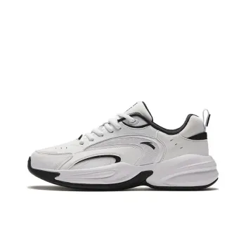 Anta ACE ACE Cushioning Low Top Chunky Sneakers Women's White Black