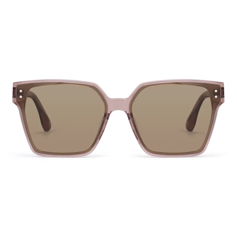 SUYAN Plate Frame Irregular Shape Sunglasses Unisex-4