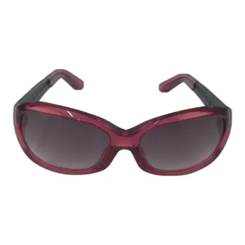 DIOR Plastic Irregular Shape Sunglasses Unisex Red