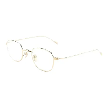 MASUNAGA Titanium Irregular Shape Eyeglass Frames Unisex Multicolor