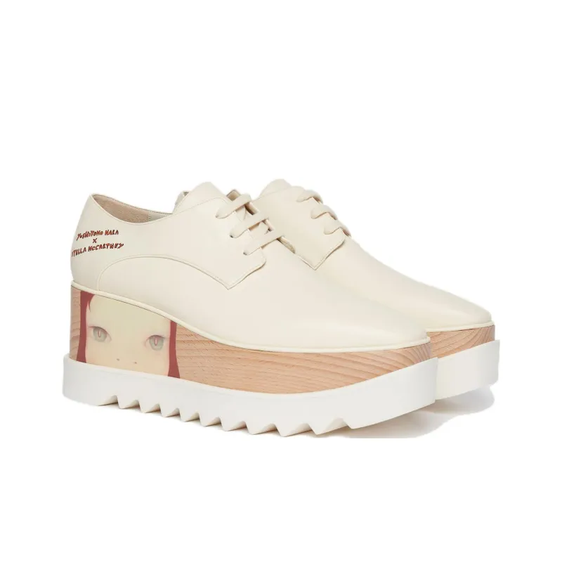 Yoshitomo Nara x Stella McCartney Low-Top Casual Shoes Women's Beige-2