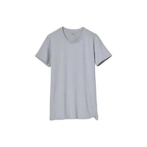 UNIQLO AIRism Mesh Series T-Shirts Men Light Gray