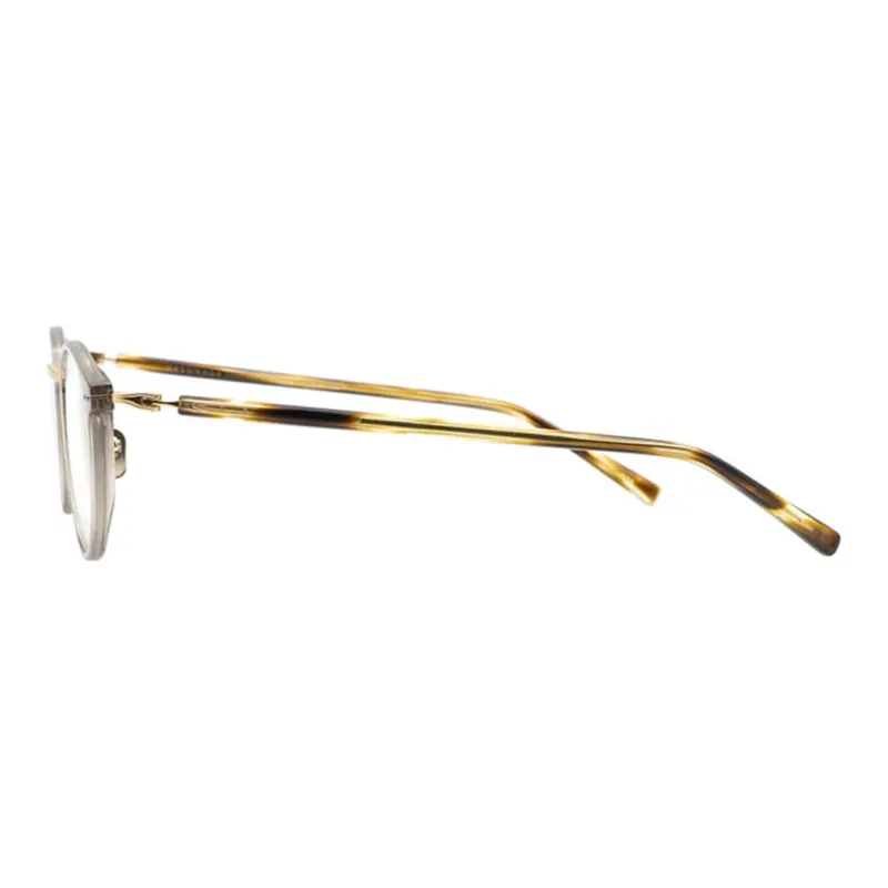 MASUNAGA Plate Frame Irregular Shape Eyeglass Frames Unisex Multicolor-5