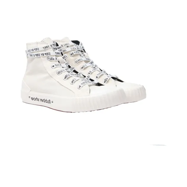ISTEP High Top Canvas Shoes Women's White-2