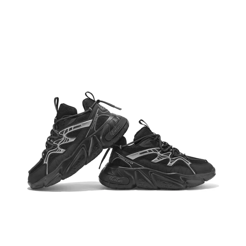 TCELLARS Cushioning, Breathable, Balanced, Lightweight, Height Increasing Low Top Chunky Sneakers Unisex-5