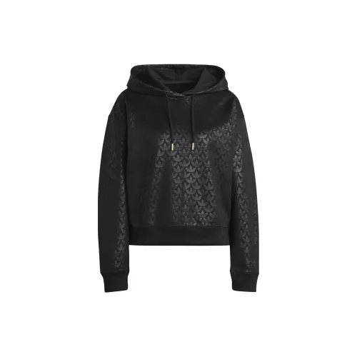 Adidas Originals Hoodie Logo Sweatshirts Women's Black