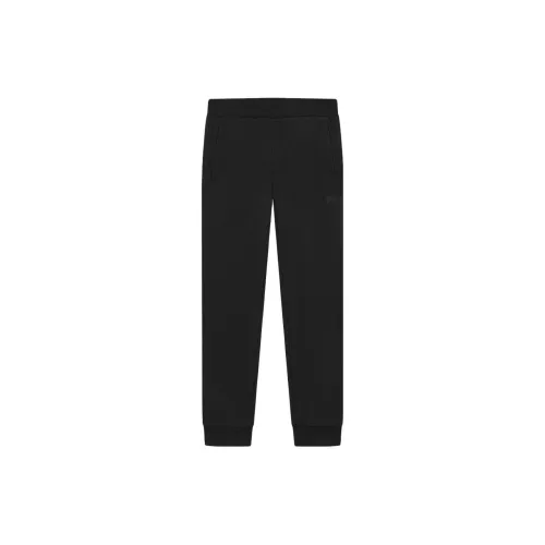 FILA X THE MET Co-branded Series Knitted Sweatpants Men Jet Black