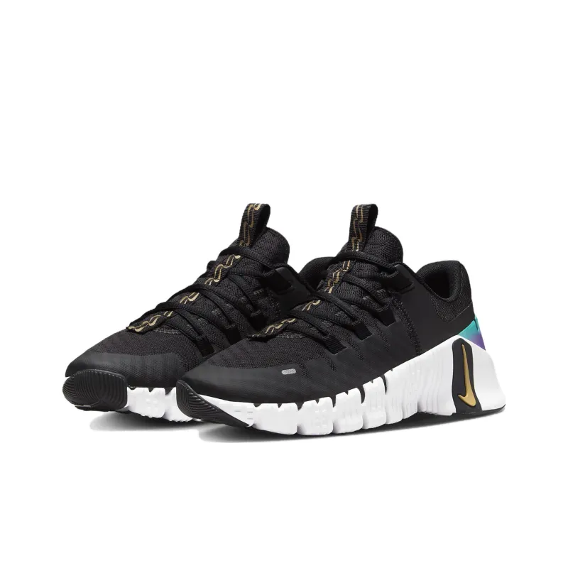 Nike Free Metcon 5 Black Fireberry Gold Women's-2
