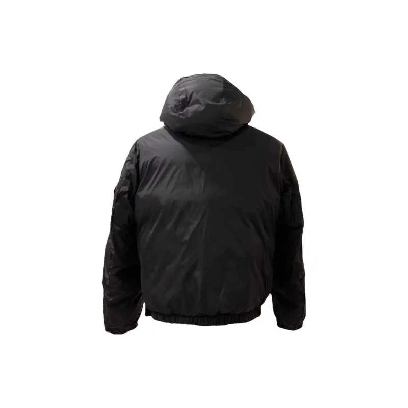 VERSACE Down Jacket Men's Black-3