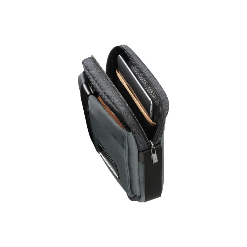 SAMSONITE OPENROAD Nylon Messenger Bag Shoulder Bag Crossbody Bag Men's Dark Gray-5