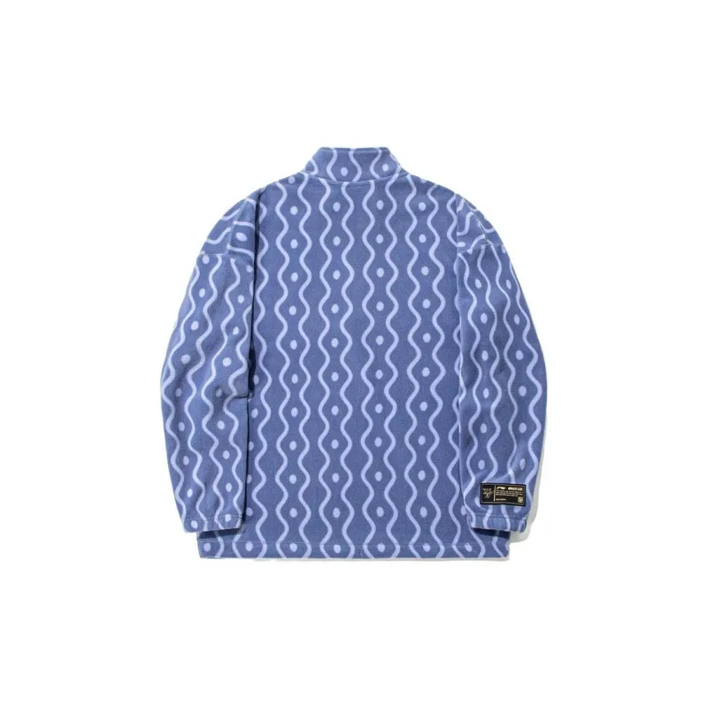 LiNing Sweatshirts Unisex Starry Blue All Over Print-1