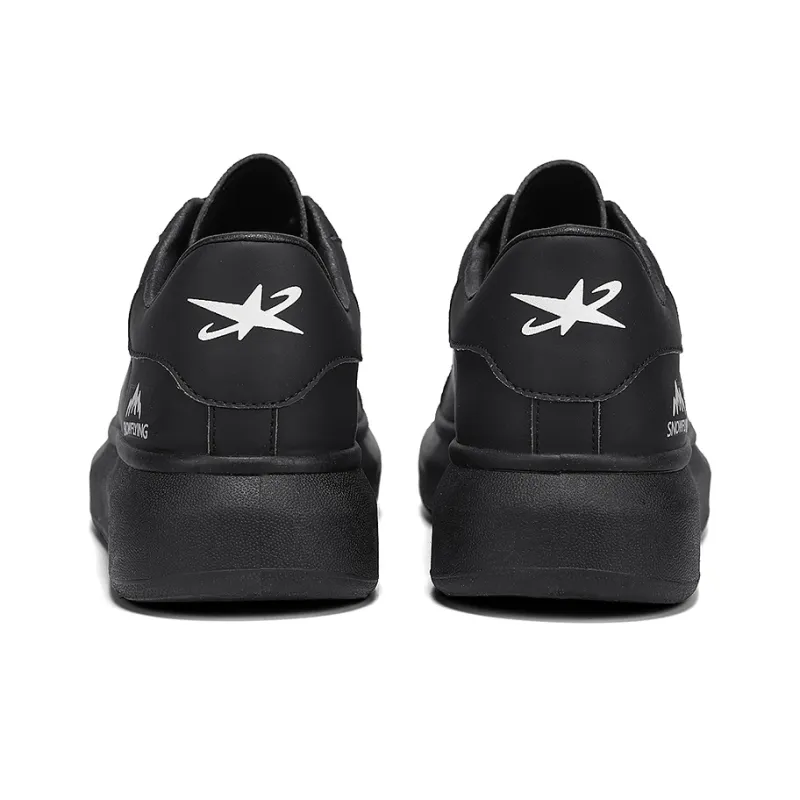 SNOW FLYING Skateboard Shoes Unisex Low Top White/Beige/Black-4