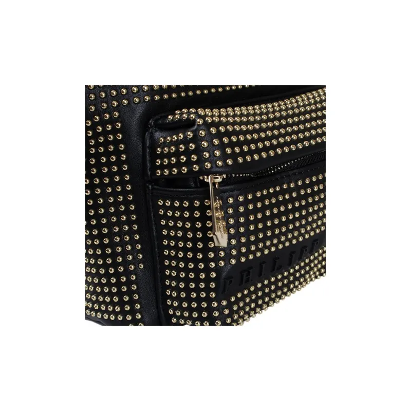 PHILIPP PLEIN Polyester Backpack Regular Women's Black-8