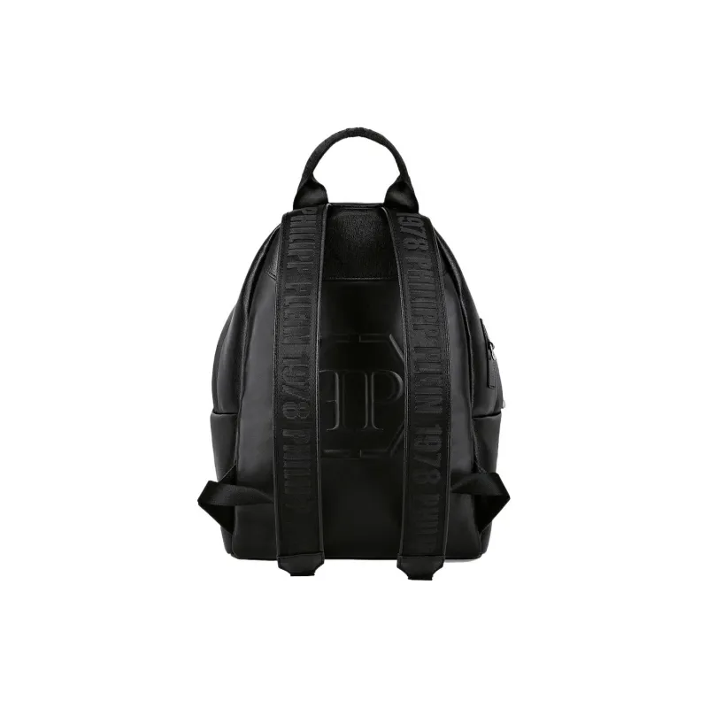 PHILIPP PLEIN Calfskin Backpack Regular Unisex Black-1