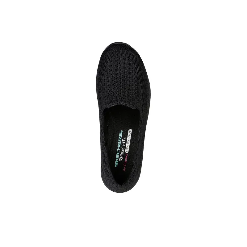 Skechers Reggae Fest 2.0 Cushioning Lightweight Low-Top Casual Shoes Women's Black-3