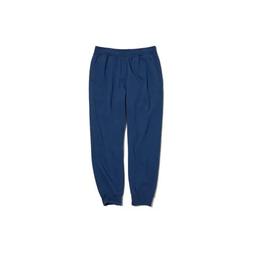 UNIQLO Knitted Sweatpants Unisex Dark Blue