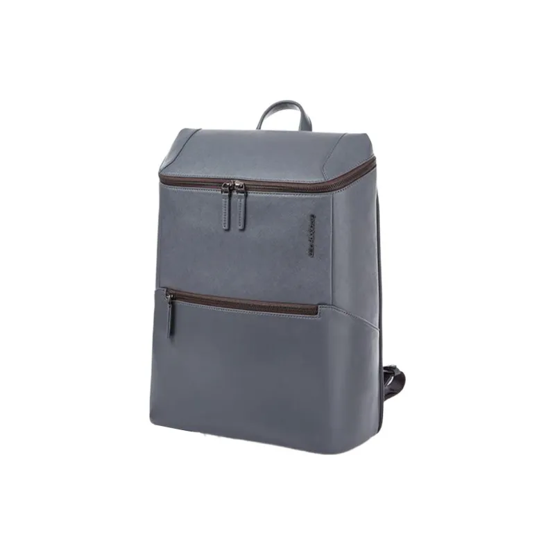 SAMSONITE Polyurethane Laptop Backpack Men's Gray Blue-1