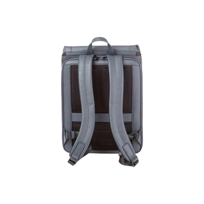 SAMSONITE Polyurethane Laptop Backpack Men's Gray Blue-3